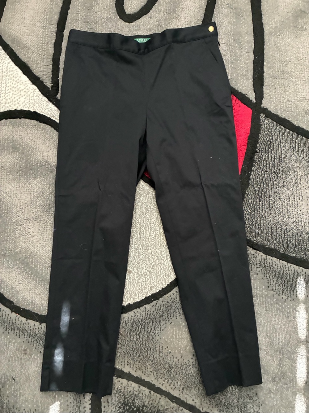 Lauren Ralph Lauren Black Girls' Stretch Dress Pants